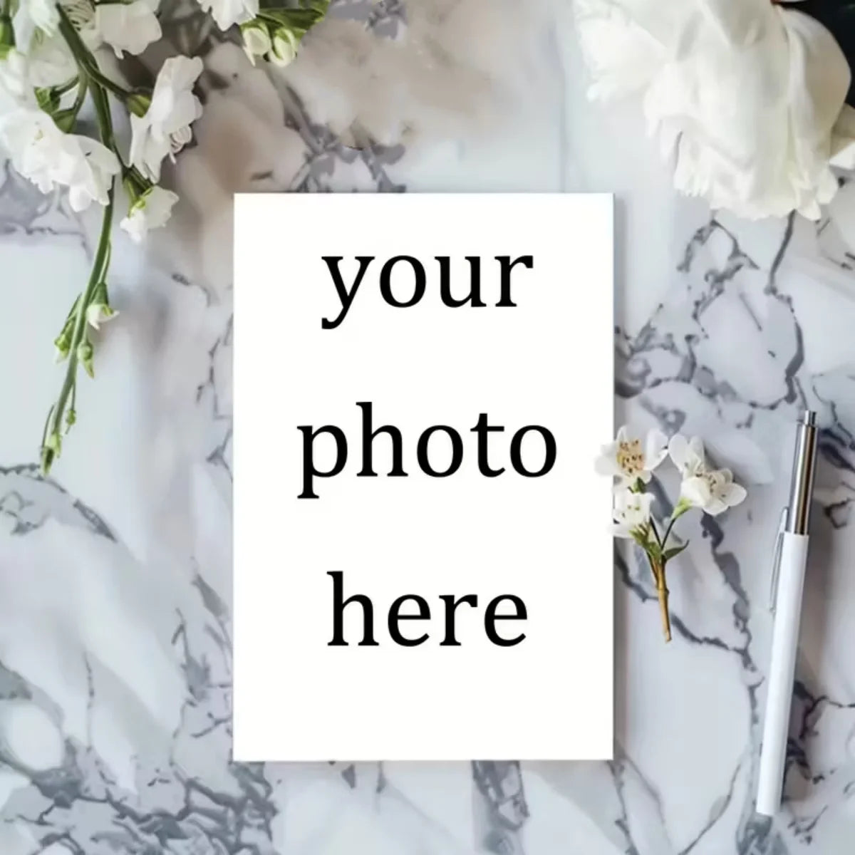 One custom, personalized greeting card—perfect for occasions such as graduation ceremonies, invitations, thank-you notes, and mo
